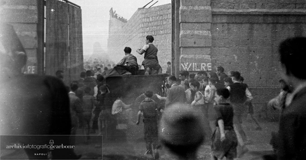 Napoli 28 luglio 1946.Battaglia allo Stadio