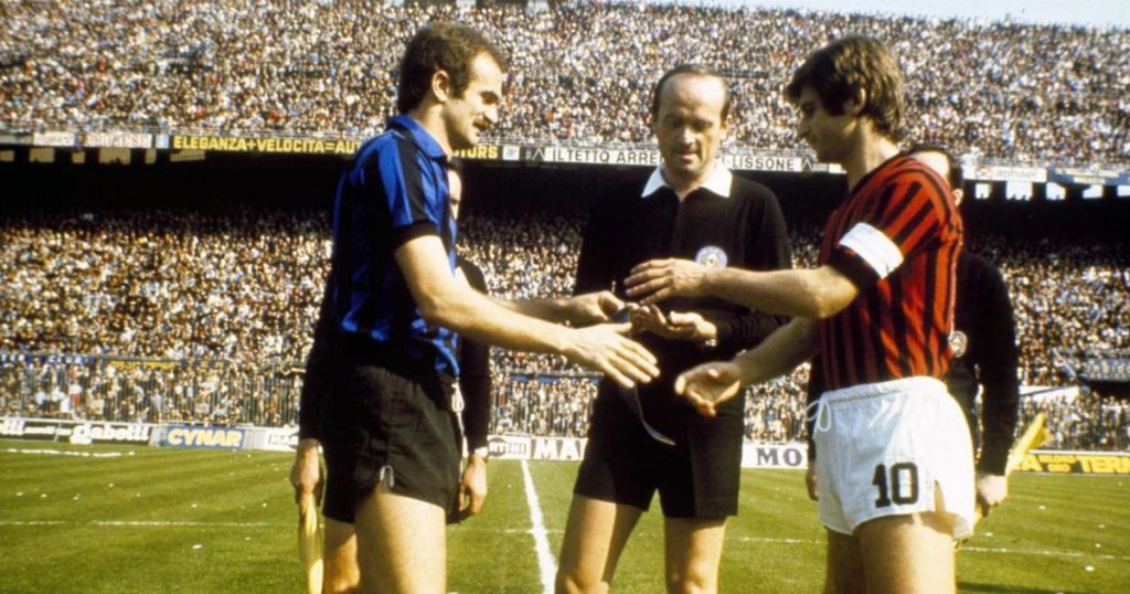 Derby di Milano Mazzola e Rivera