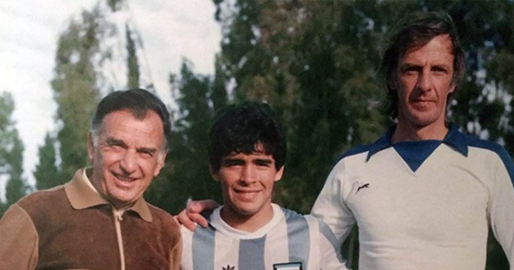 (Ernesto Duchini, Diego Armando Maradona, César Luis Menotti)
