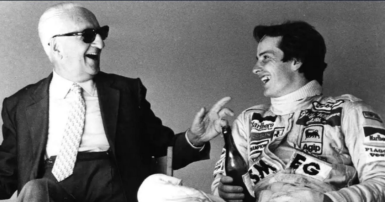 Gilles Villeneuve e Enzo Ferrari