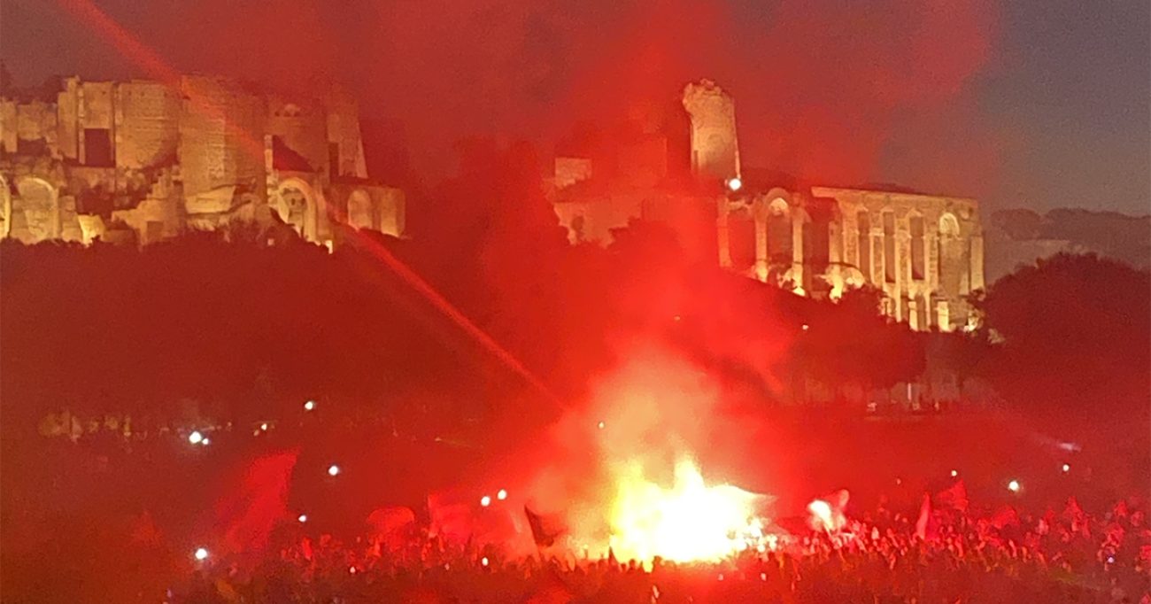 Roma festa di popolo per la Confeence Cup
